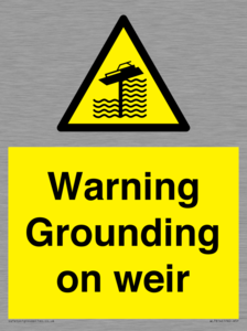 WL7814: Warning Grounding on weir