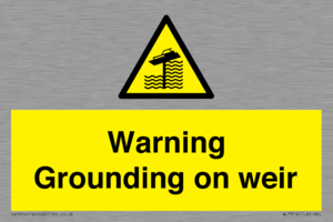 WL7814: Warning Grounding on weir