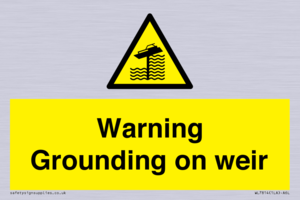 WL7814: Warning Grounding on weir