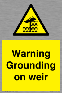 WL7814: Warning Grounding on weir
