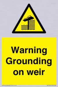 WL7814: Warning Grounding on weir