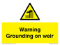 WL7814: Warning Grounding on weir