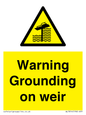 WL7814: Warning Grounding on weir