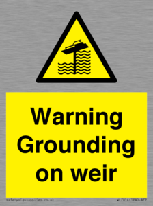 WL7814: Warning Grounding on weir