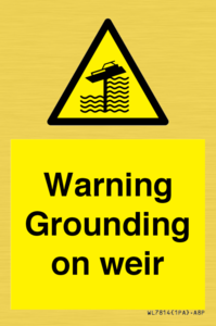 WL7814: Warning Grounding on weir