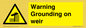 WL7814: Warning Grounding on weir