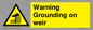 WL7814: Warning Grounding on weir