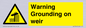 WL7814: Warning Grounding on weir