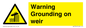 WL7814: Warning Grounding on weir