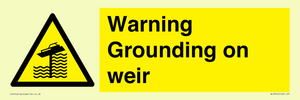 WL7814: Warning Grounding on weir