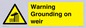WL7814: Warning Grounding on weir