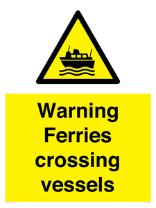WL7815: Warning Ferries crossing vessels