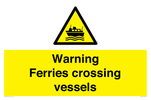 WL7815: Warning Ferries crossing vessels