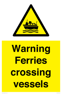 WL7815: Warning Ferries crossing vessels
