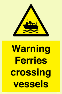 WL7815: Warning Ferries crossing vessels