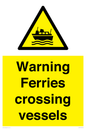 WL7815: Warning Ferries crossing vessels