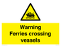 WL7815: Warning Ferries crossing vessels