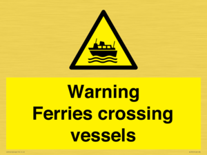 WL7815: Warning Ferries crossing vessels