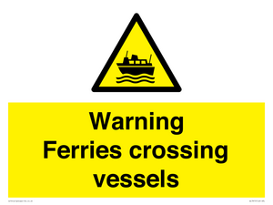WL7815: Warning Ferries crossing vessels