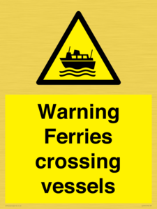 WL7815: Warning Ferries crossing vessels