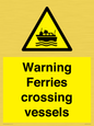 WL7815: Warning Ferries crossing vessels