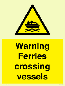 WL7815: Warning Ferries crossing vessels