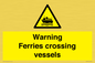 WL7815: Warning Ferries crossing vessels