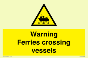 WL7815: Warning Ferries crossing vessels