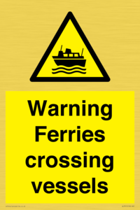 WL7815: Warning Ferries crossing vessels