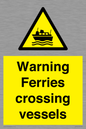 WL7815: Warning Ferries crossing vessels