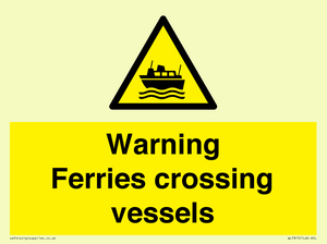 WL7815: Warning Ferries crossing vessels