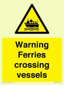 WL7815: Warning Ferries crossing vessels