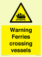 WL7815: Warning Ferries crossing vessels