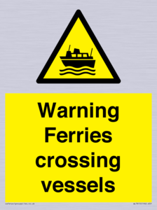 WL7815: Warning Ferries crossing vessels