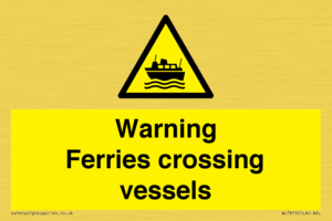 WL7815: Warning Ferries crossing vessels