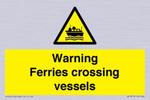 WL7815: Warning Ferries crossing vessels