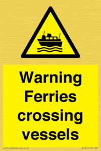 WL7815: Warning Ferries crossing vessels