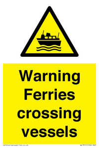 WL7815: Warning Ferries crossing vessels