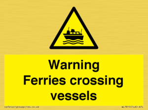 WL7815: Warning Ferries crossing vessels
