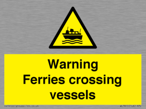 WL7815: Warning Ferries crossing vessels