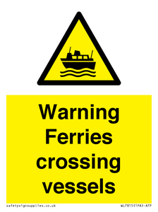 WL7815: Warning Ferries crossing vessels