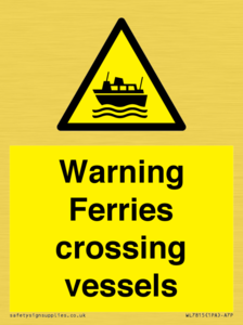 WL7815: Warning Ferries crossing vessels