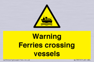 WL7815: Warning Ferries crossing vessels