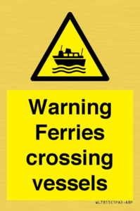 WL7815: Warning Ferries crossing vessels