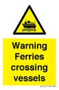 WL7815: Warning Ferries crossing vessels