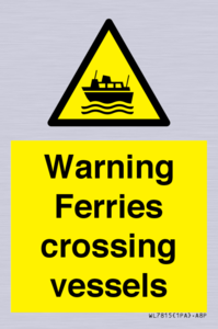 WL7815: Warning Ferries crossing vessels