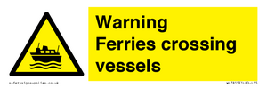 WL7815: Warning Ferries crossing vessels