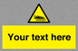 WL7832: Custom warning grounding narrow boat on lock cill