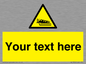 WL7832: Custom warning grounding narrow boat on lock cill