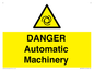 WM10323: DANGER Automatic Machinery